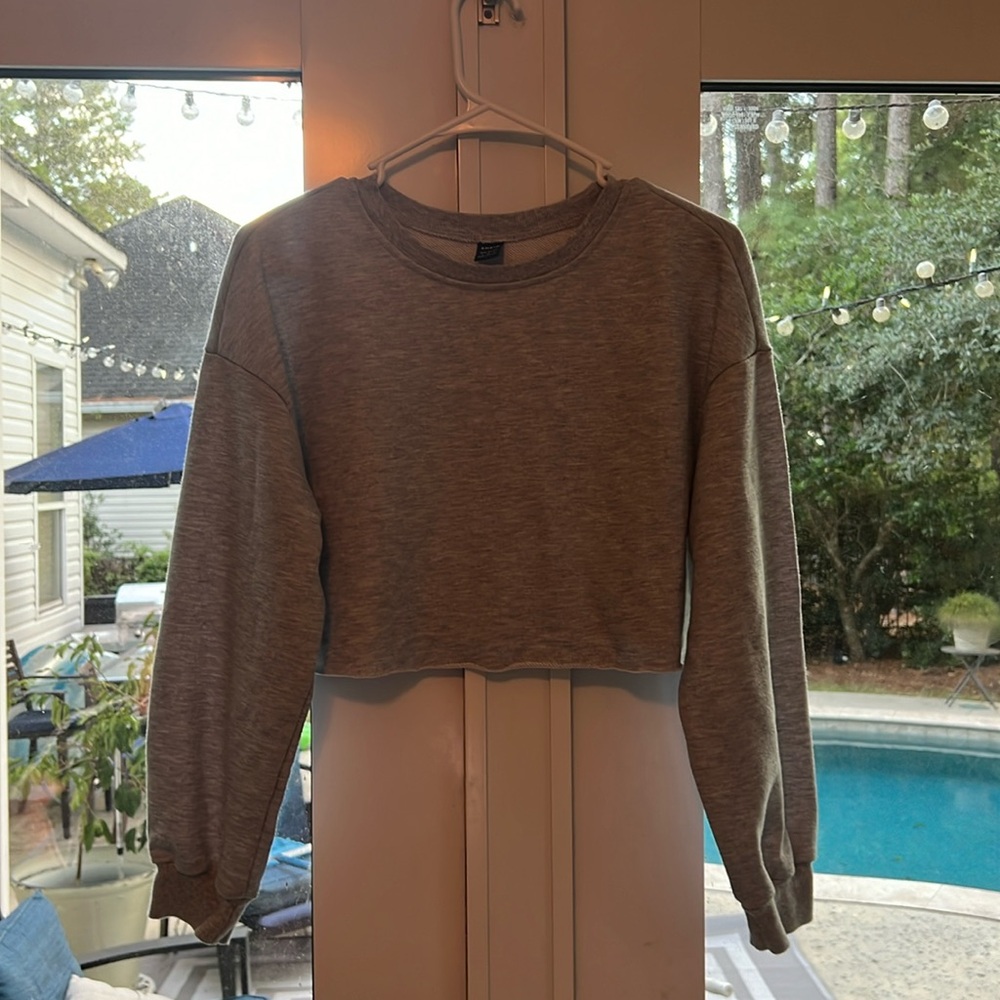 SHEIN cropped sweatshirt